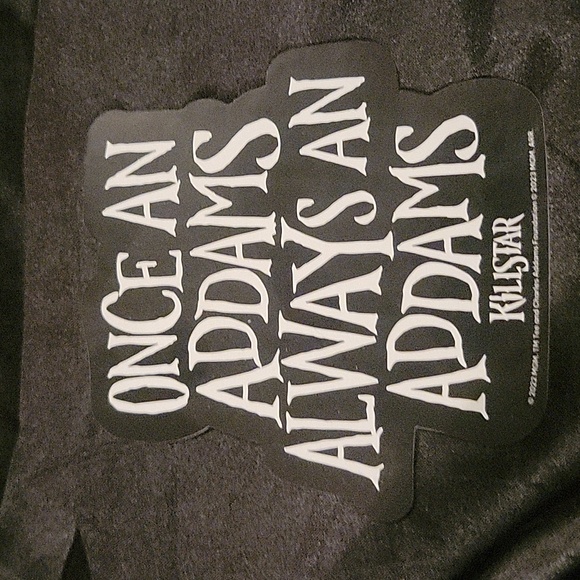 Killstar Black 'Wednesday' Unisex Tee L (includes free sticker) - Picture 5 of 5